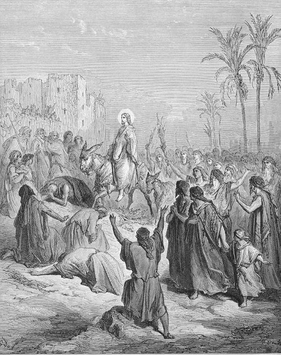 Dore_40_Matt21_Jesus Enters into Jerusalem